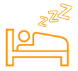 検査後は眠った状態で、ベッドのまま移動可能