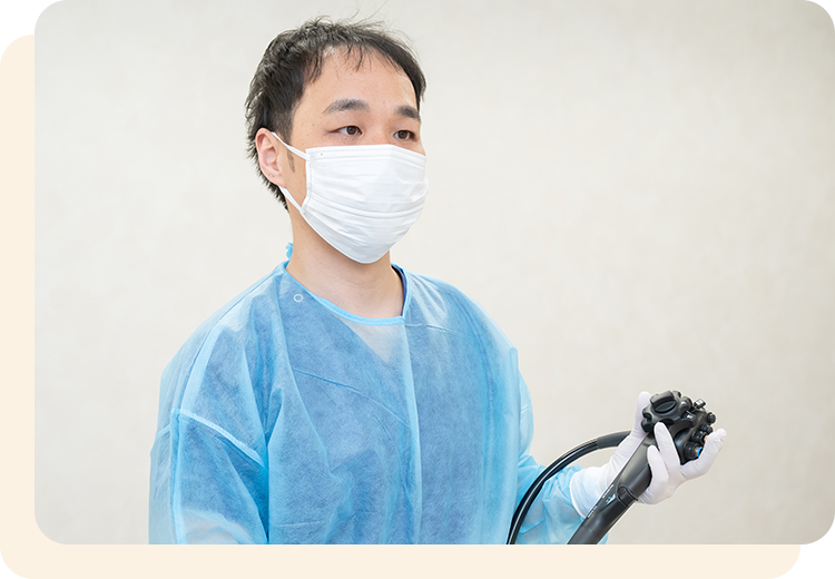 「痛み」や「つらさ」を最小限に経験豊富な内視鏡専門医が検査に対応